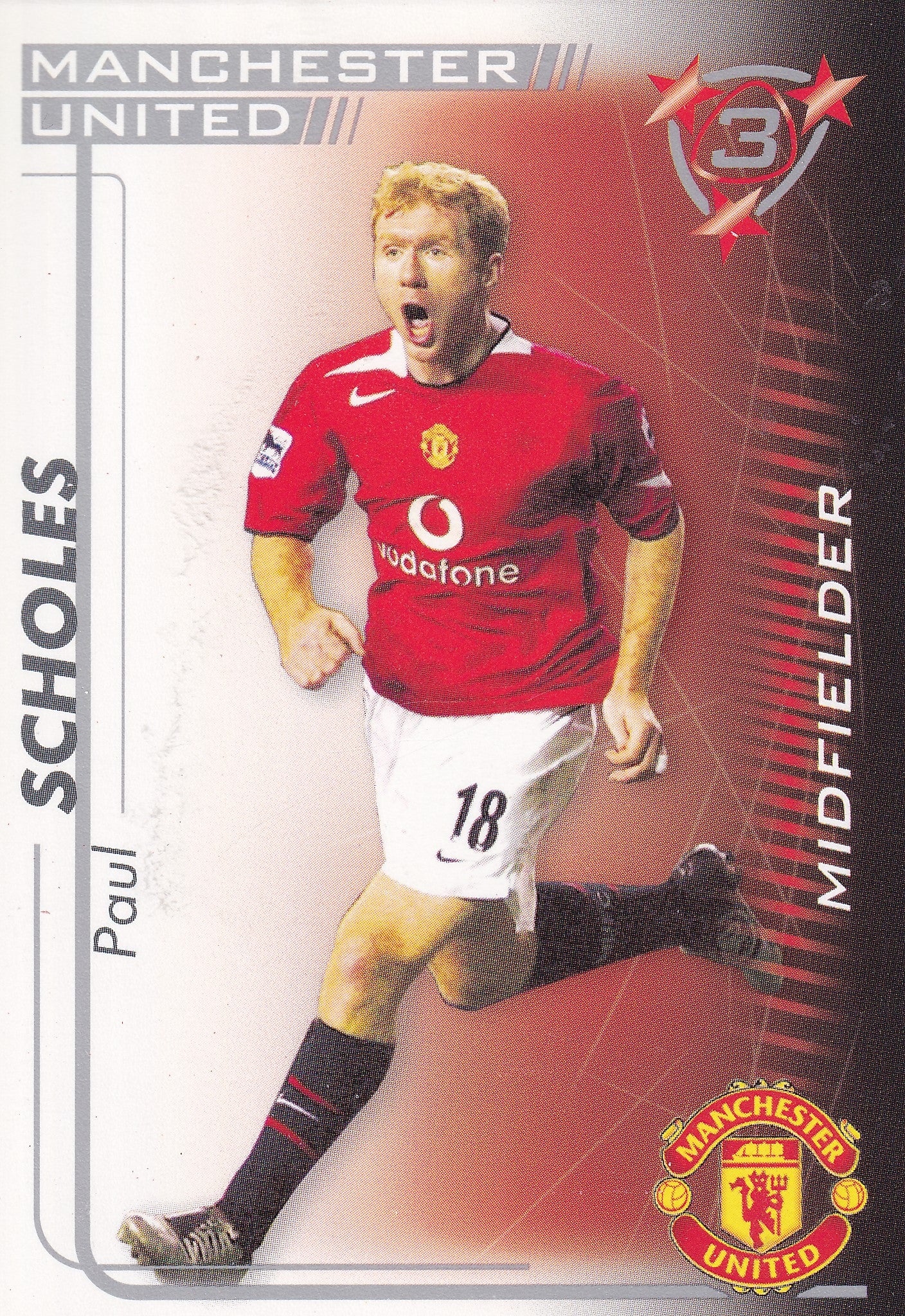209. PAUL SCHOLES - MANCHESTER UNITED