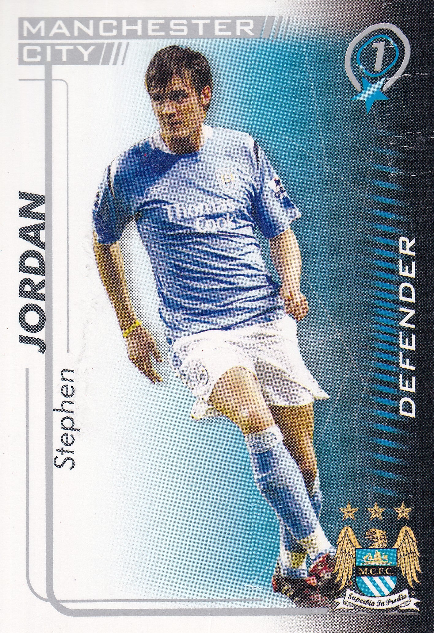 188. STEPHEN JORDAN - MANCHESTER CITY