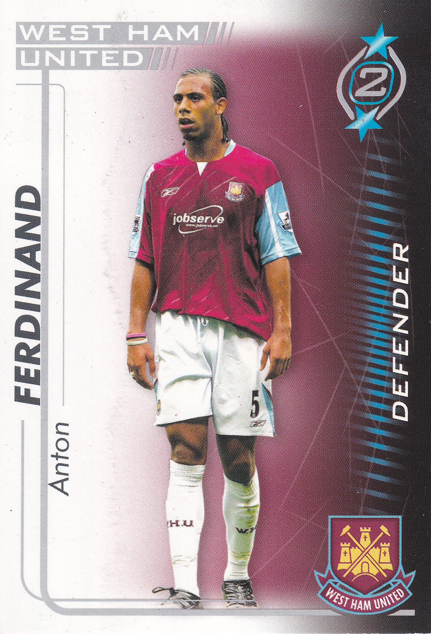 324. ANTON FERDINAND - WEST HAM UNITED