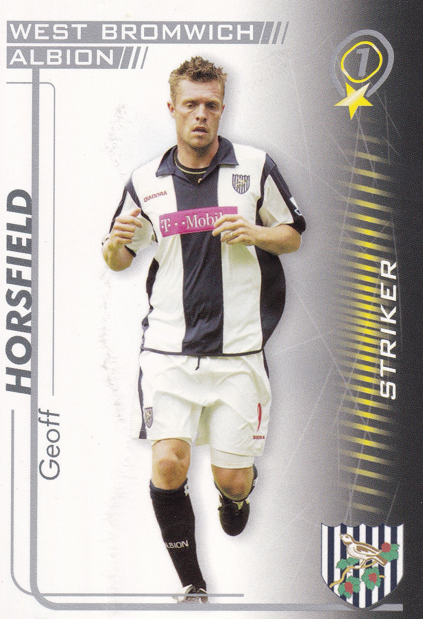 315. GEOFF HORSFIELD - WEST BROMWICH ALBION