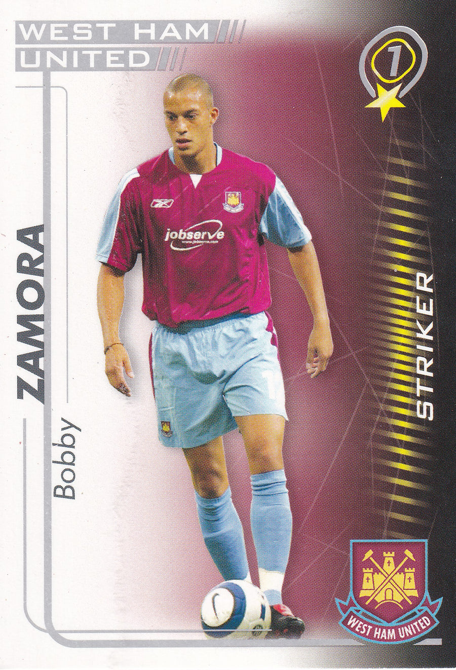 337. BOBBY ZAMORA - WEST HAM UNITED