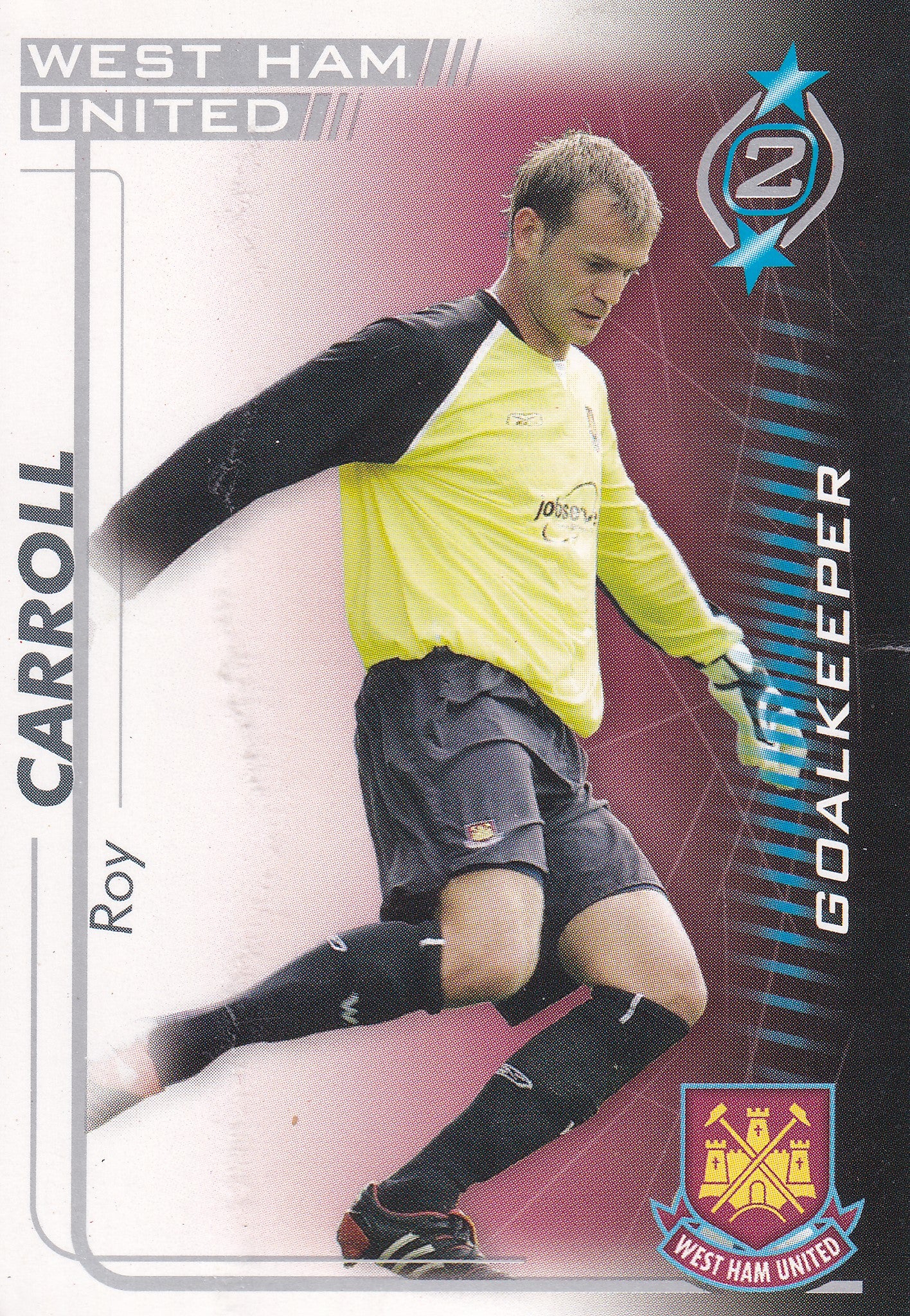 321. ROY CARROLL - WEST HAM UNITED