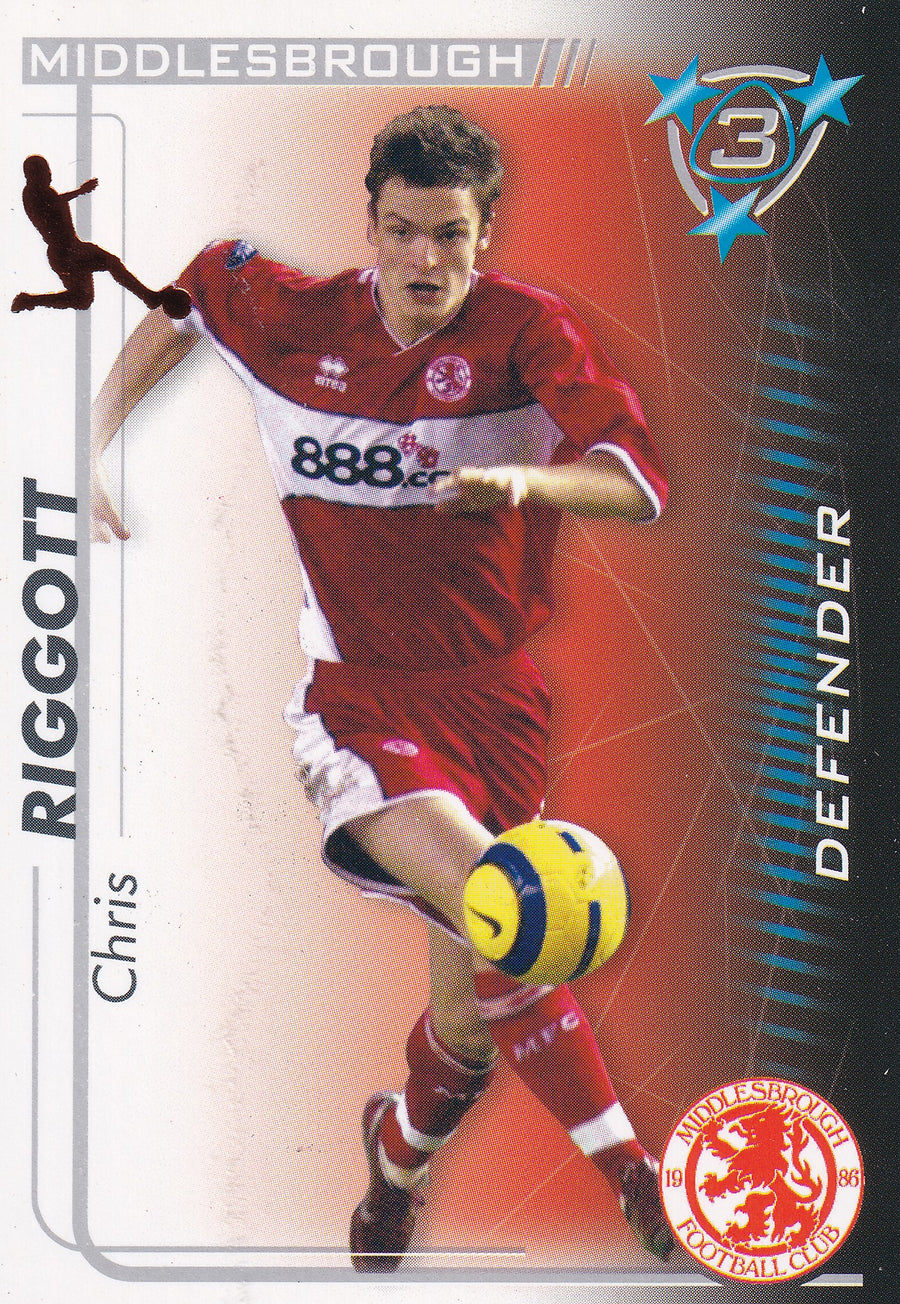 UE-038. CHRIS RIGGOTT - MIDDLESBROUGH