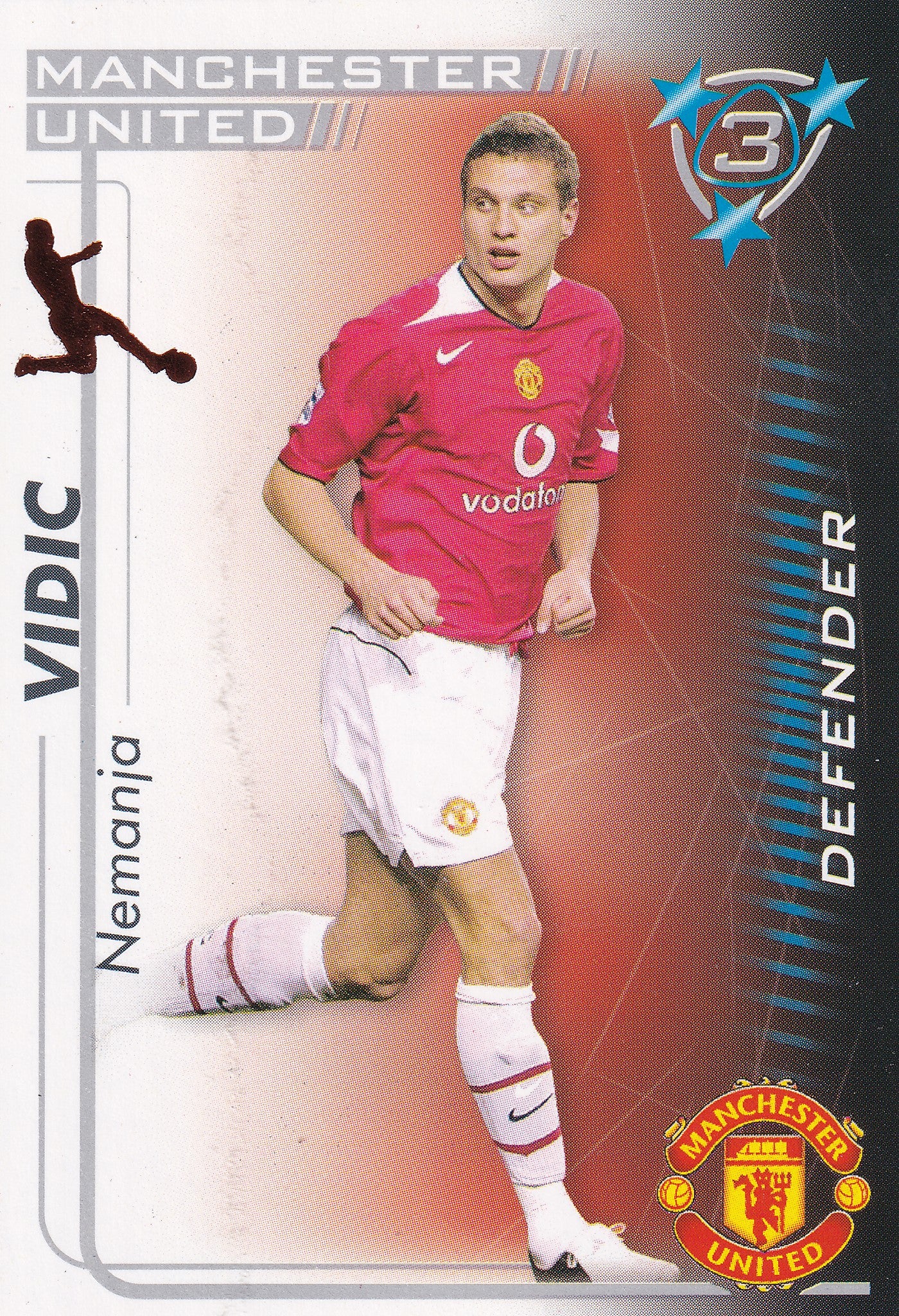 UE-035. NEMANJA VIDIC - MANCHESTER UNITED