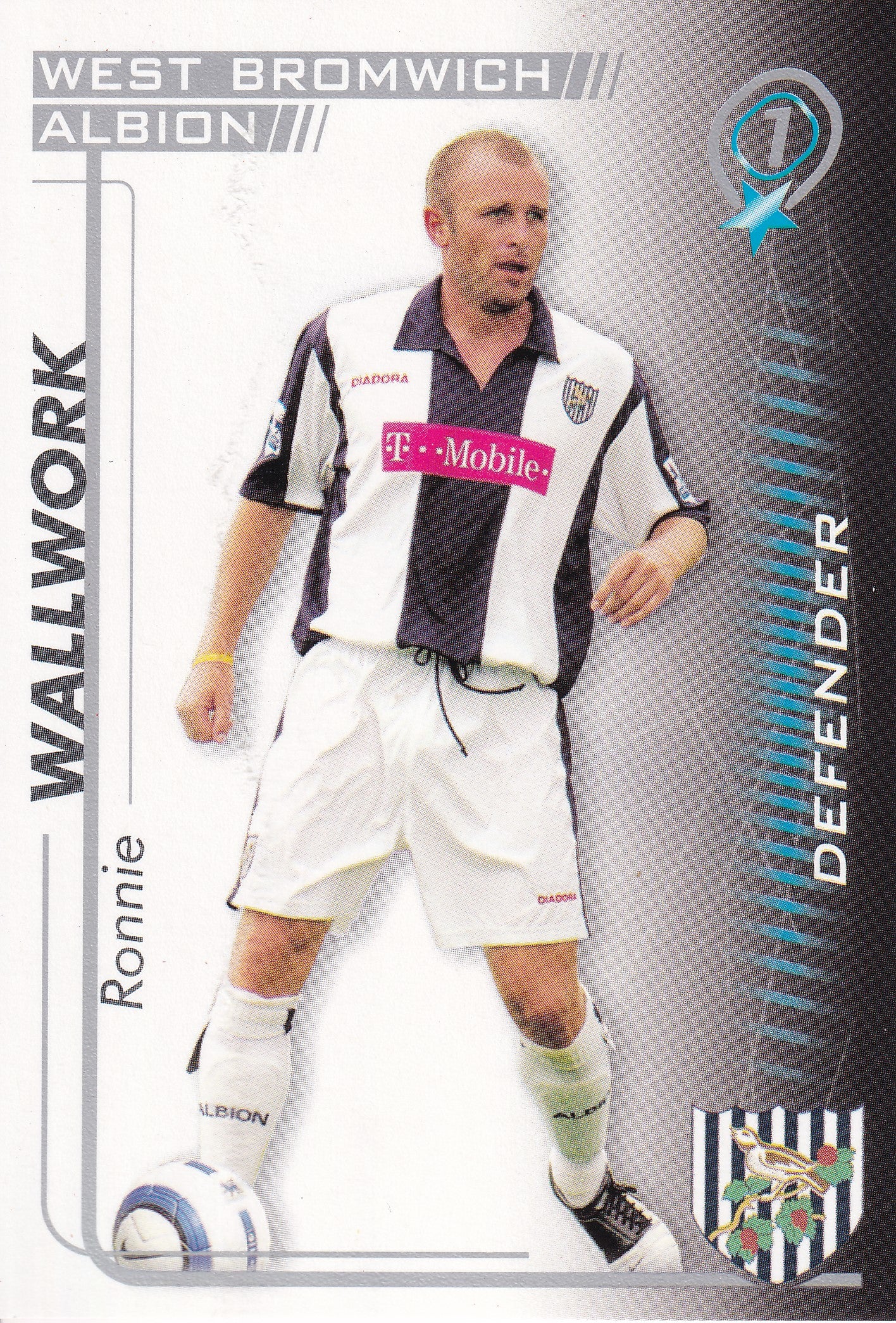 309. RONNIE WALLWORK - WEST BROMWICH ALBION