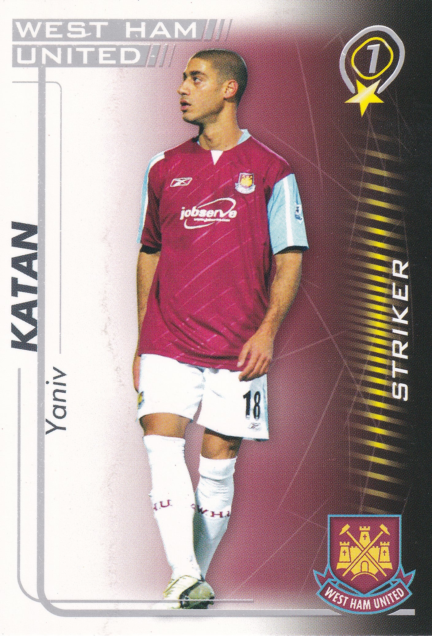UE-056. YANIV KATAN - WEST HAM UNITED