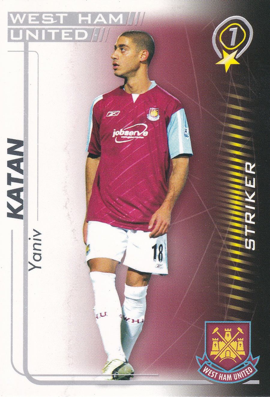 UE-056. YANIV KATAN - WEST HAM UNITED