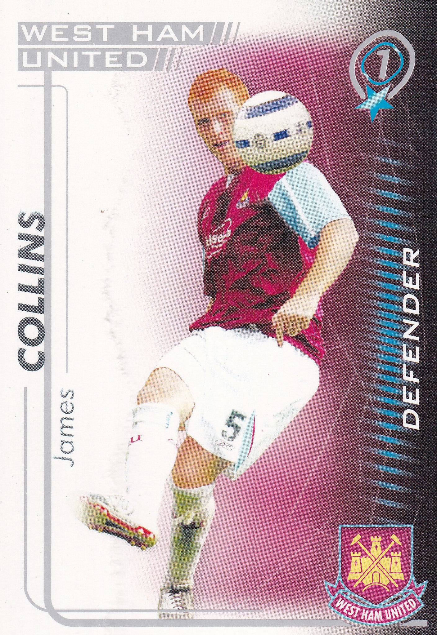 328. JAMES COLLINS - WEST HAM UNITED