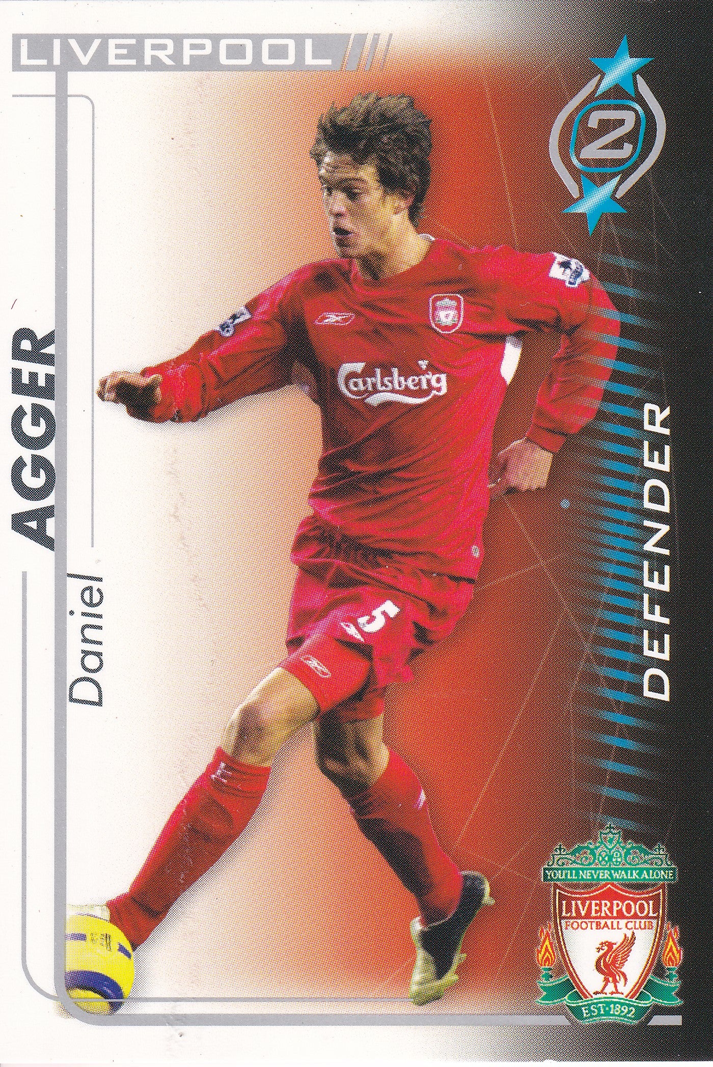 UE-029. DANIEL AGGER - LIVERPOOL