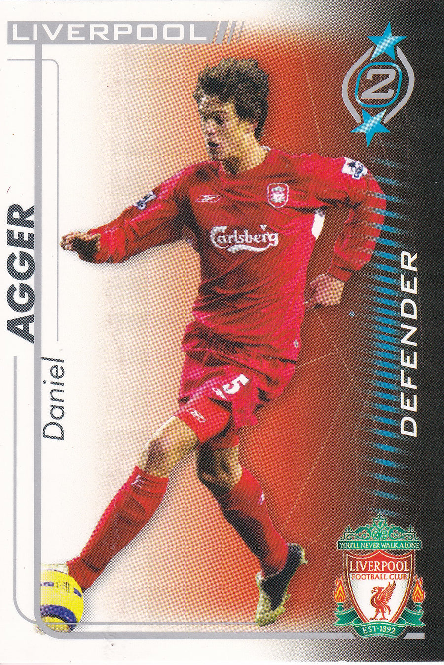 UE-029. DANIEL AGGER - LIVERPOOL
