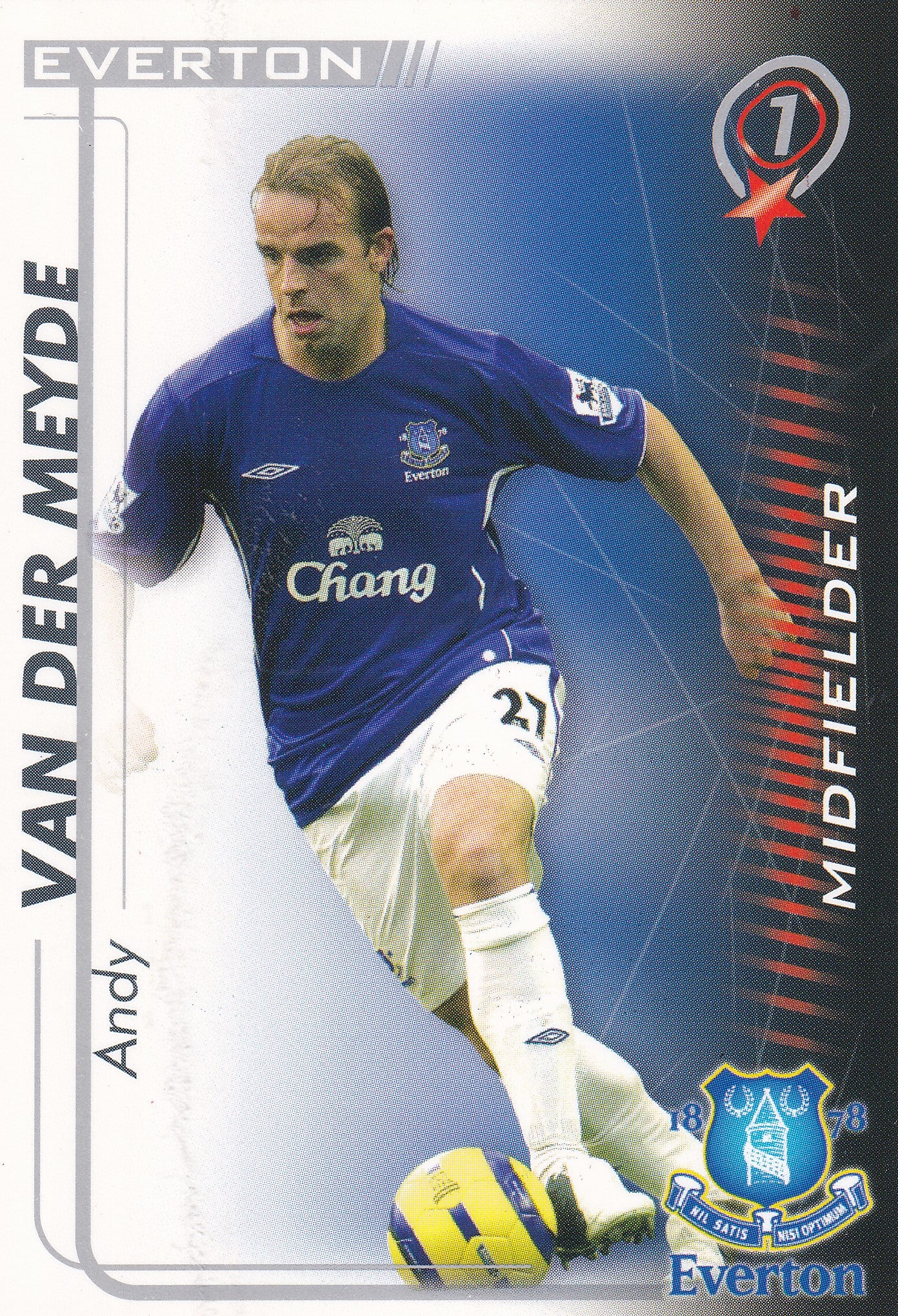 UE-024. ANDY VAN DER MEYDE - EVERTON