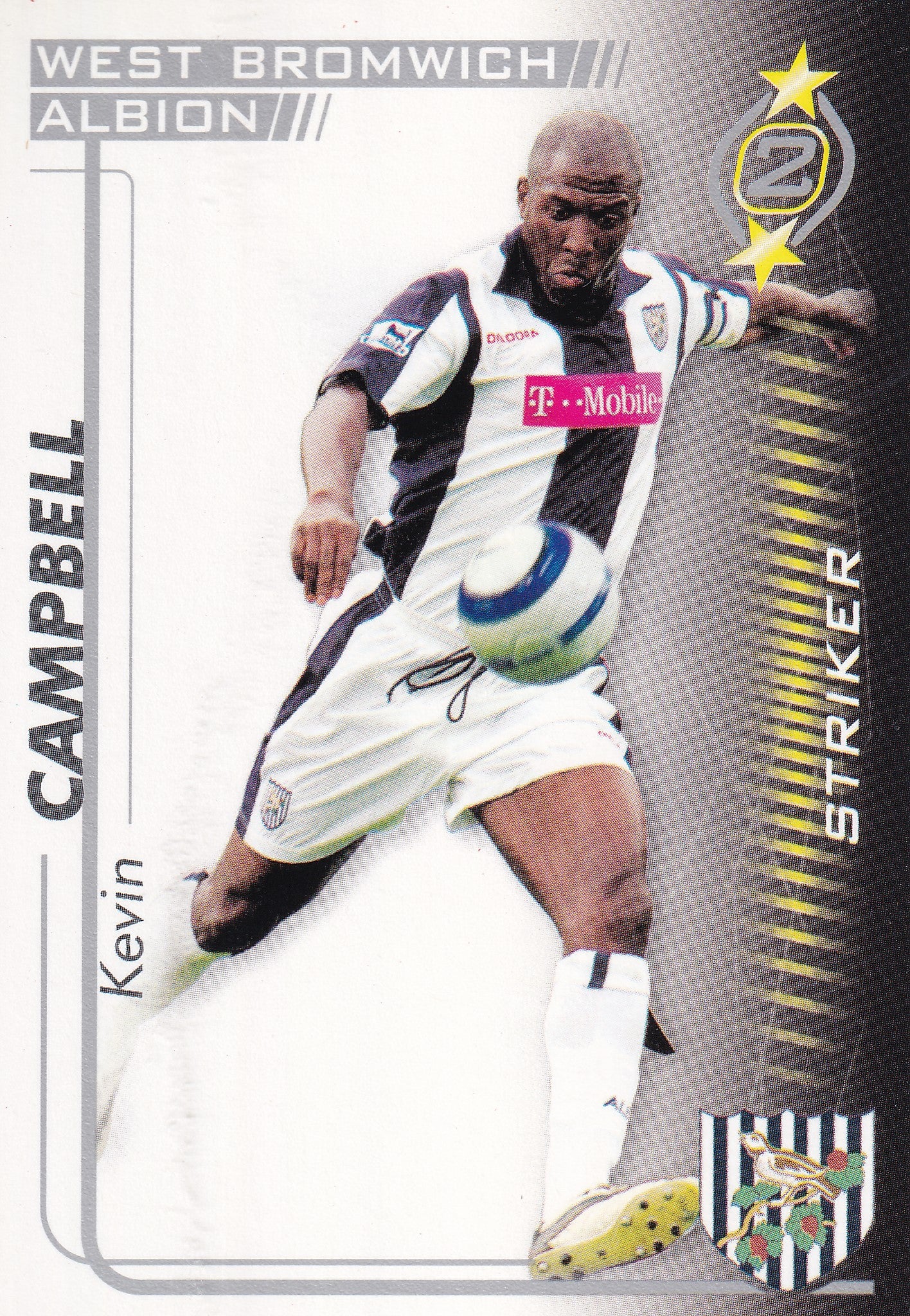 316. KEVIN CAMPBELL - WEST BROMWICH ALBION