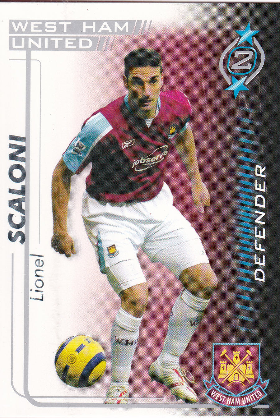UE-057. LIONEL SCALONI - WEST HAM UNITED