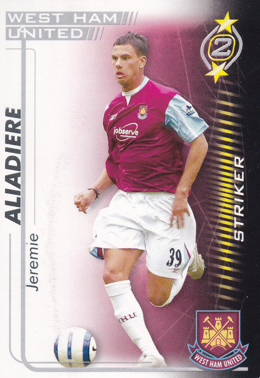 338. JEREMIE ALIADIERE - WEST HAM UNITED