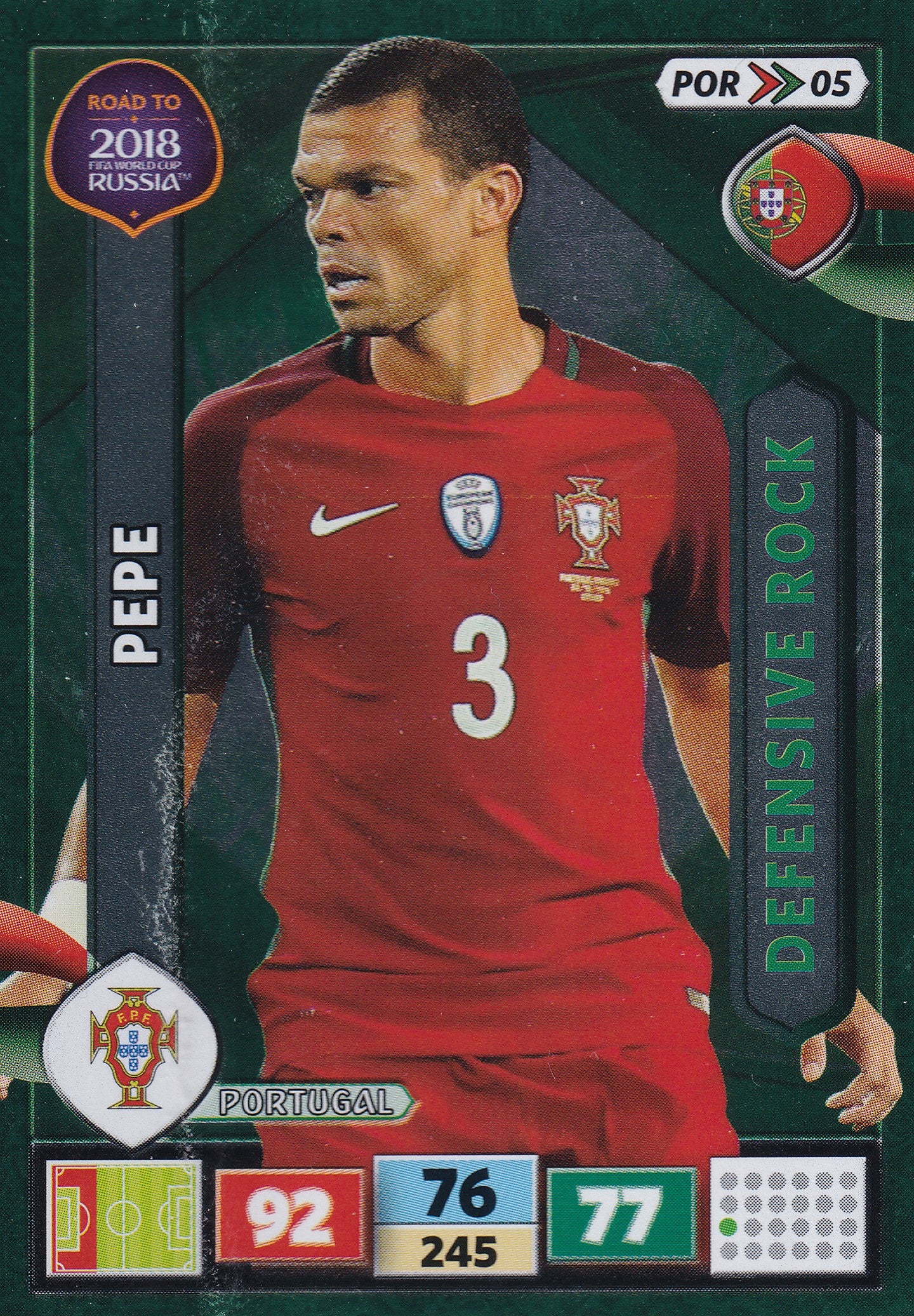 POR-05. PEPE - PORTUGAL - DEFENSIVE ROCK