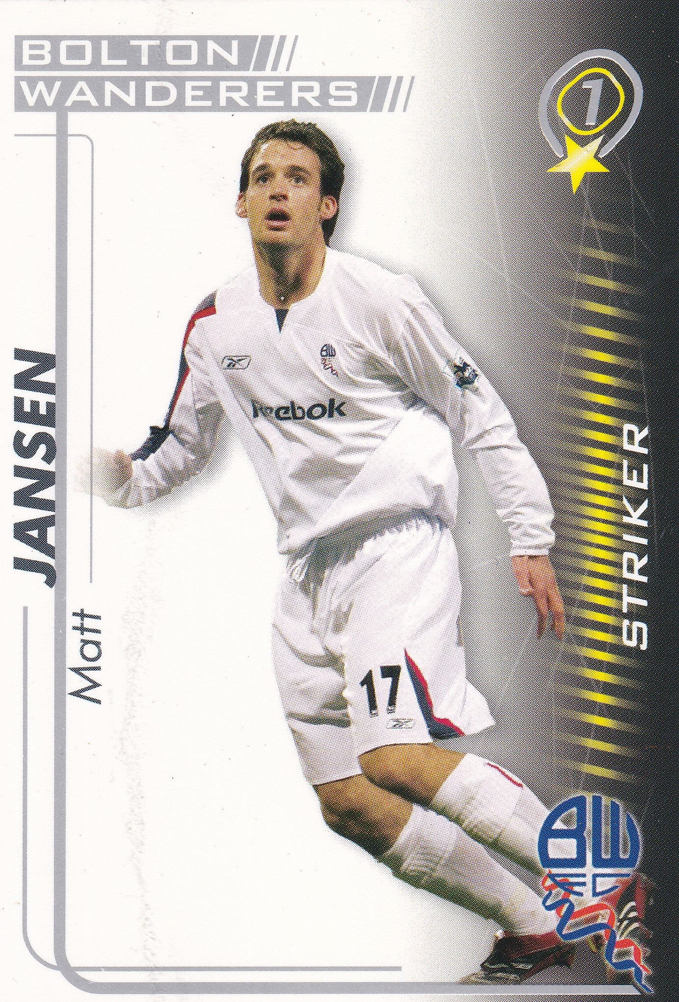 UE-015. MATT JANSEN - BOLTON WANDERERS