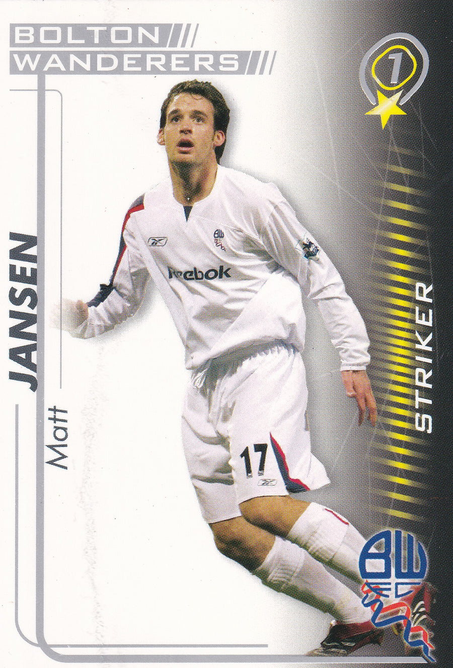UE-015. MATT JANSEN - BOLTON WANDERERS