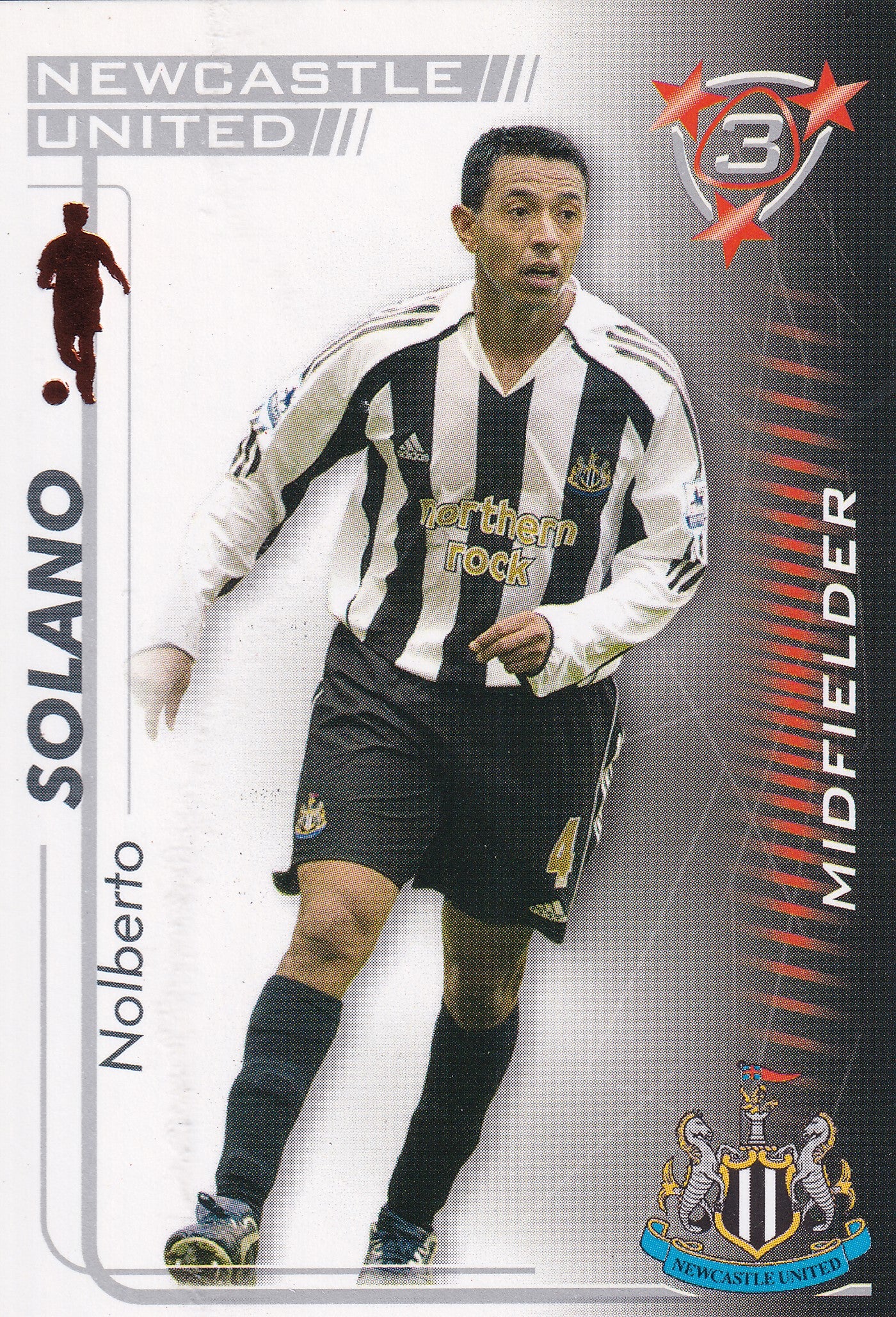 UE-042. NOLBERTO SOLANO - NEWCASTLE UNITED