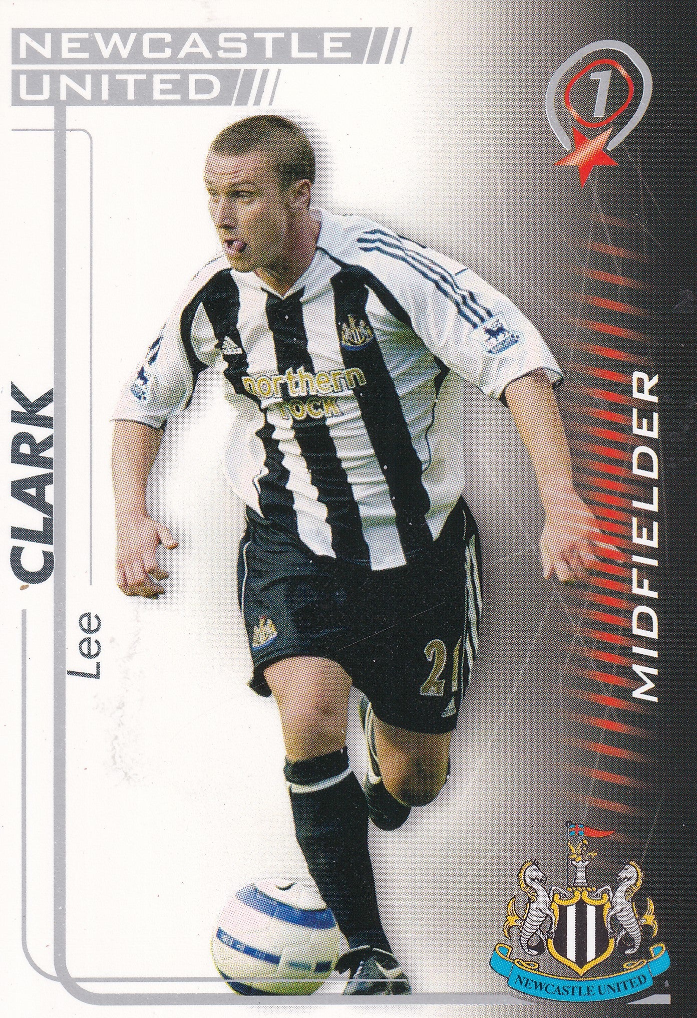 UE-040. LEE CLARK - NEWCASTLE UNITED