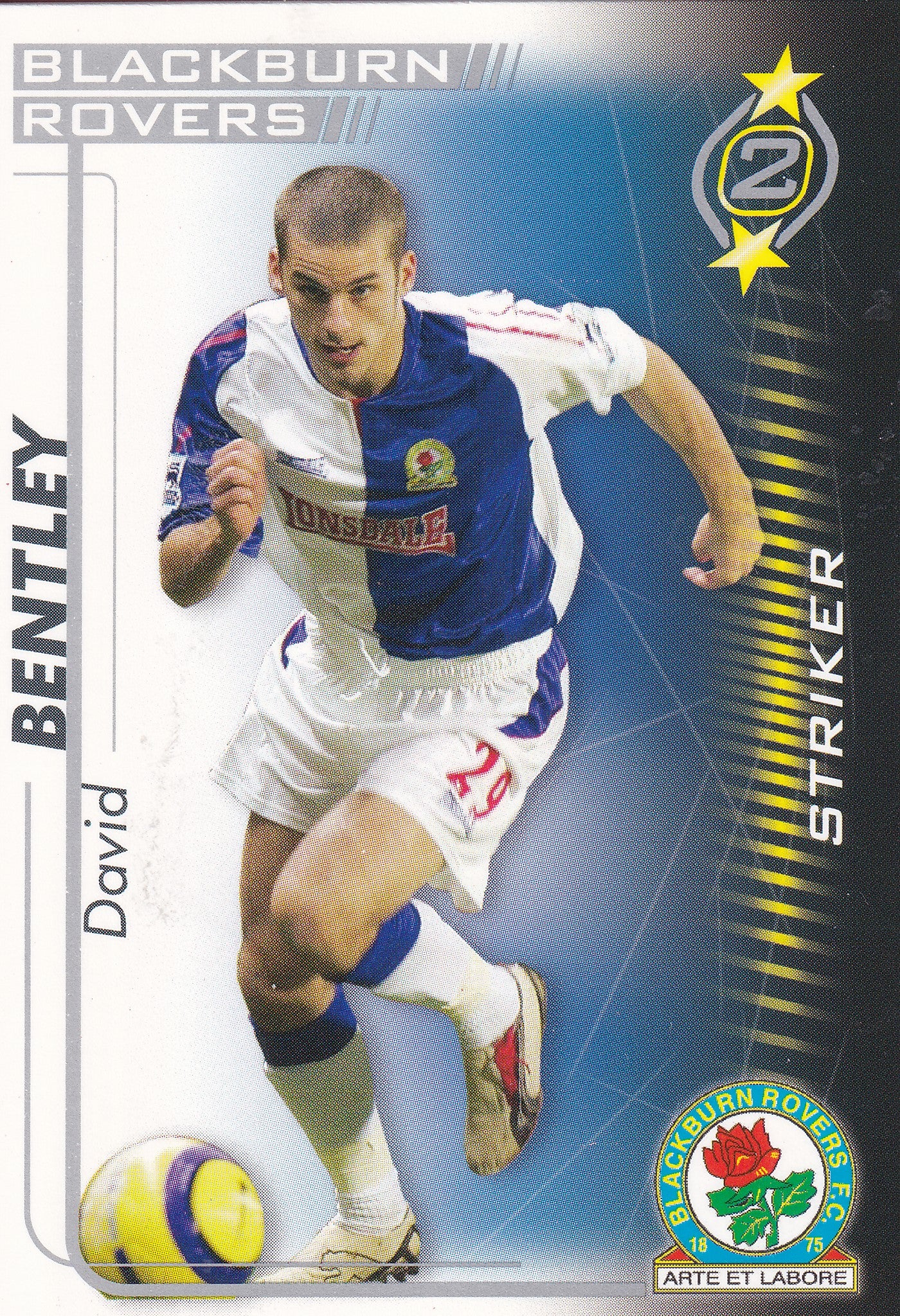 UE-010. DAVID BENTLEY - BLACKBURN ROVERS