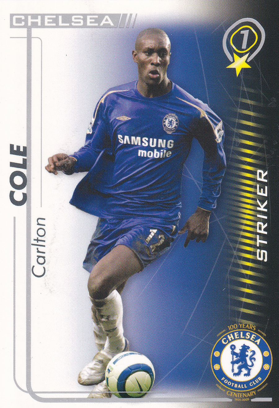 UE-019. CARLTON COLE - CHELSEA FC
