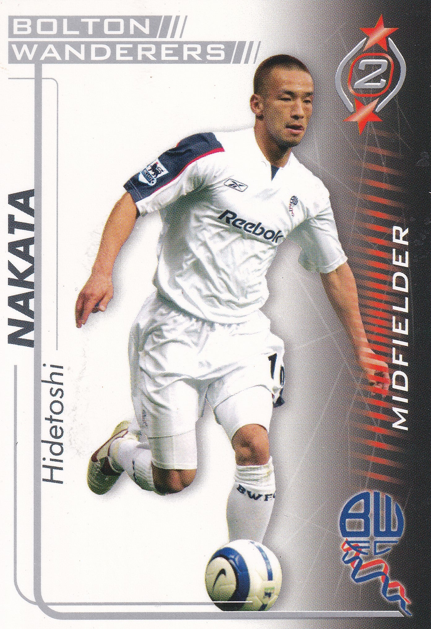 UE-013. HIDETOSHI NAKATA - BOLTON WANDERERS