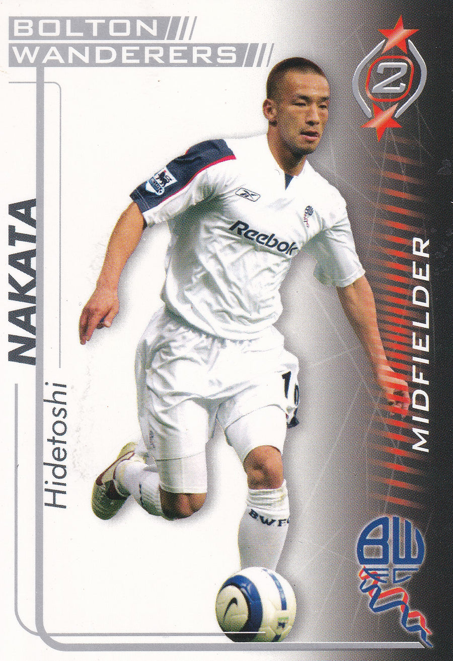 UE-013. HIDETOSHI NAKATA - BOLTON WANDERERS