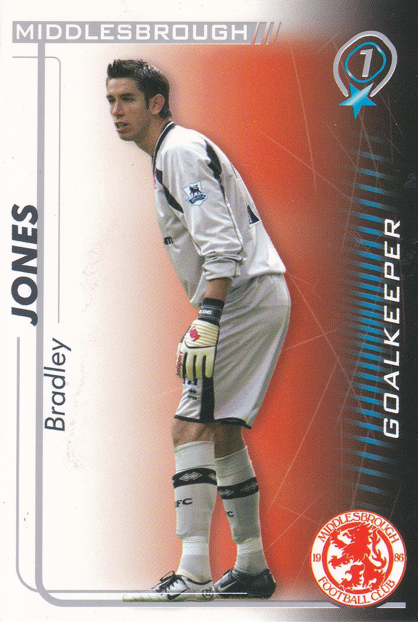 UE-037. BRADLEY JONES - MIDDLESBROUGH