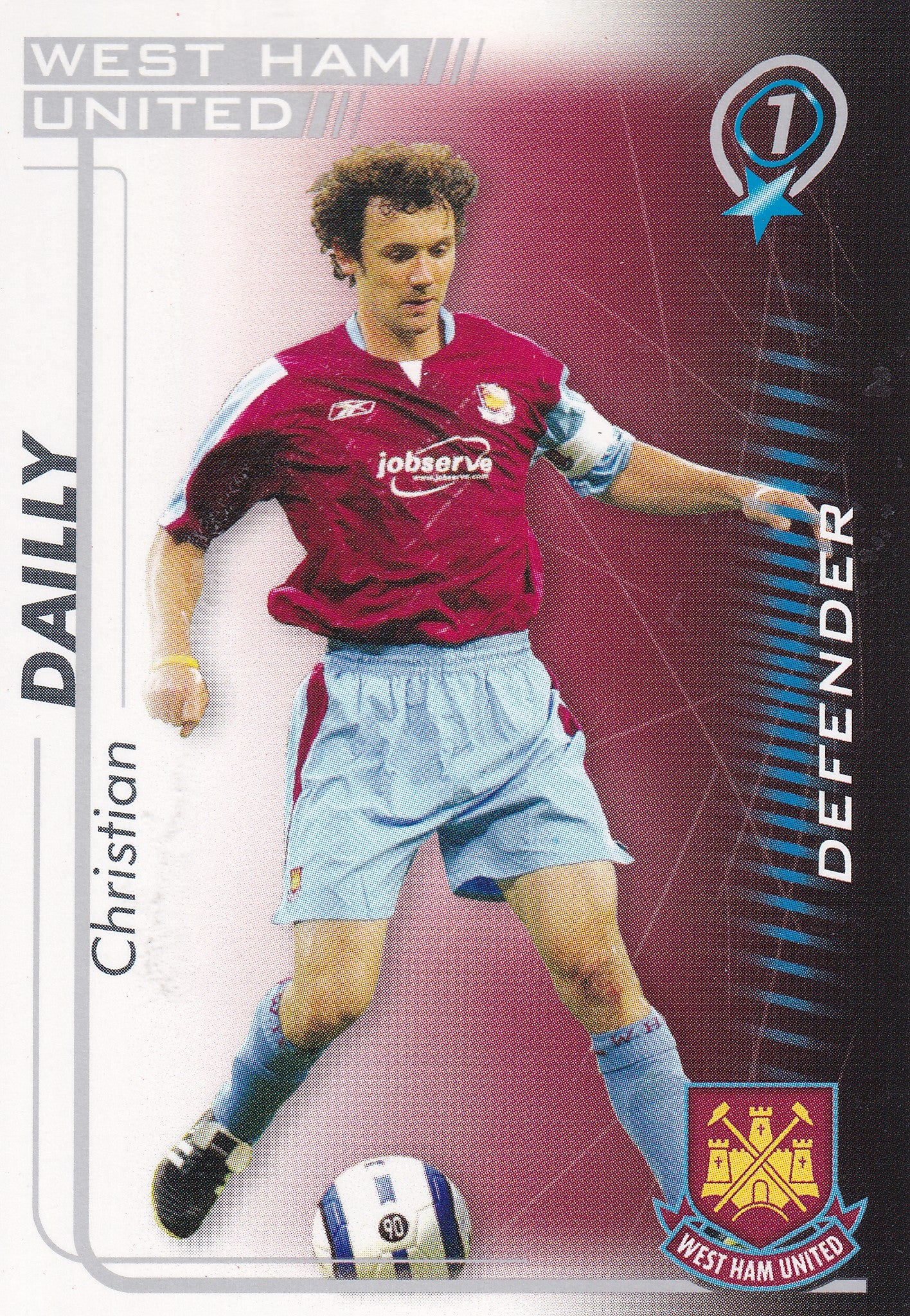 323. CHRISTIAN DAILLY - WEST HAM UNITED