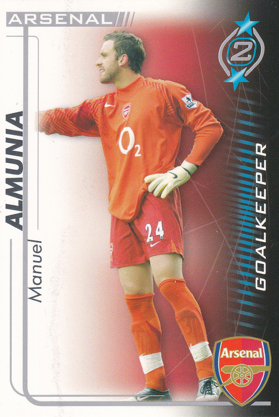 UE-001. MANUEL ALMUNIA - ARSENAL