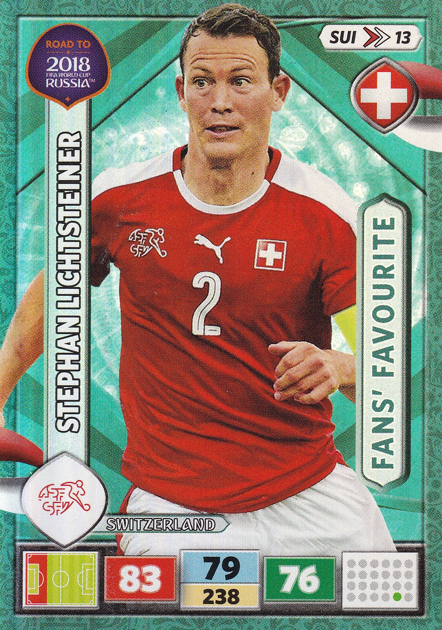 SUI-13. STEPHAN LICHTENSTEINER - SWITZERLAND - FANS’ FAVOURITE
