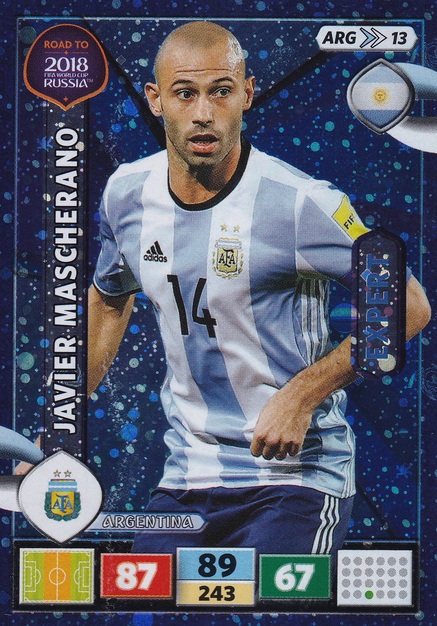 ARG-13. JAVIER MASCHERANO - ARGENTINA - EXPERT