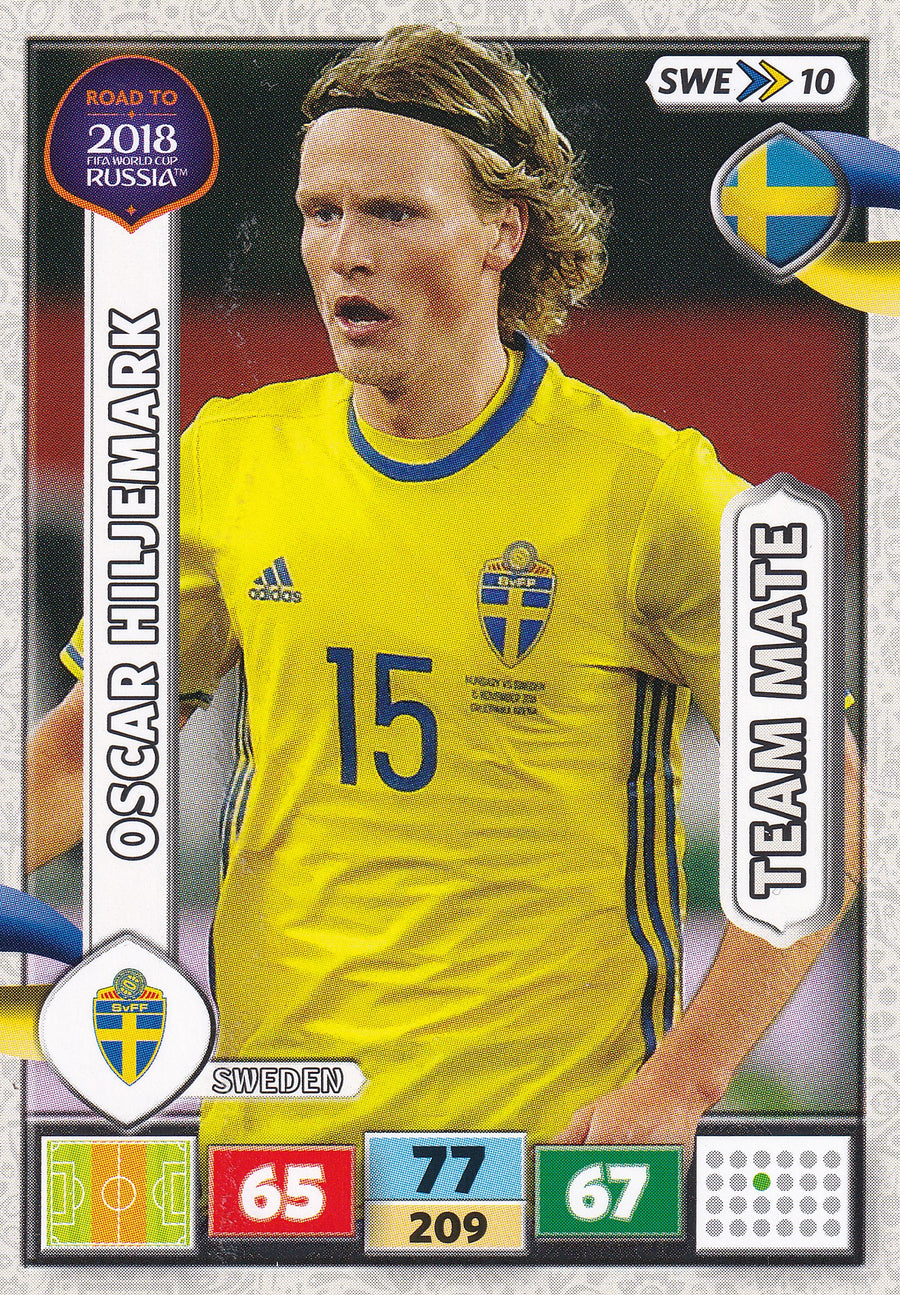 SWE-10. OSCAR HILJEMARK - SWEDEN