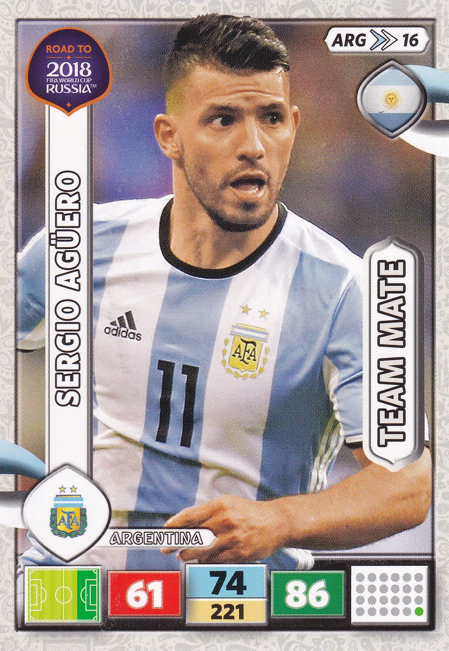 ARG-16. SERGIO AGÜERO - ARGENTINA