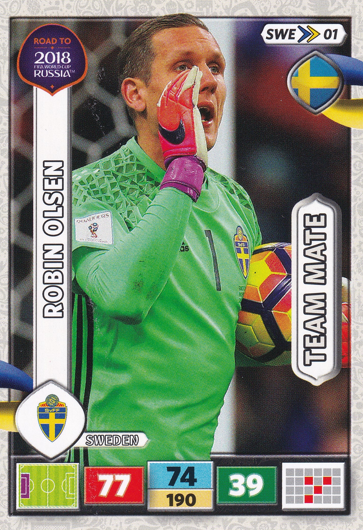 SWE-01. ROBIN OLSEN - SWEDEN