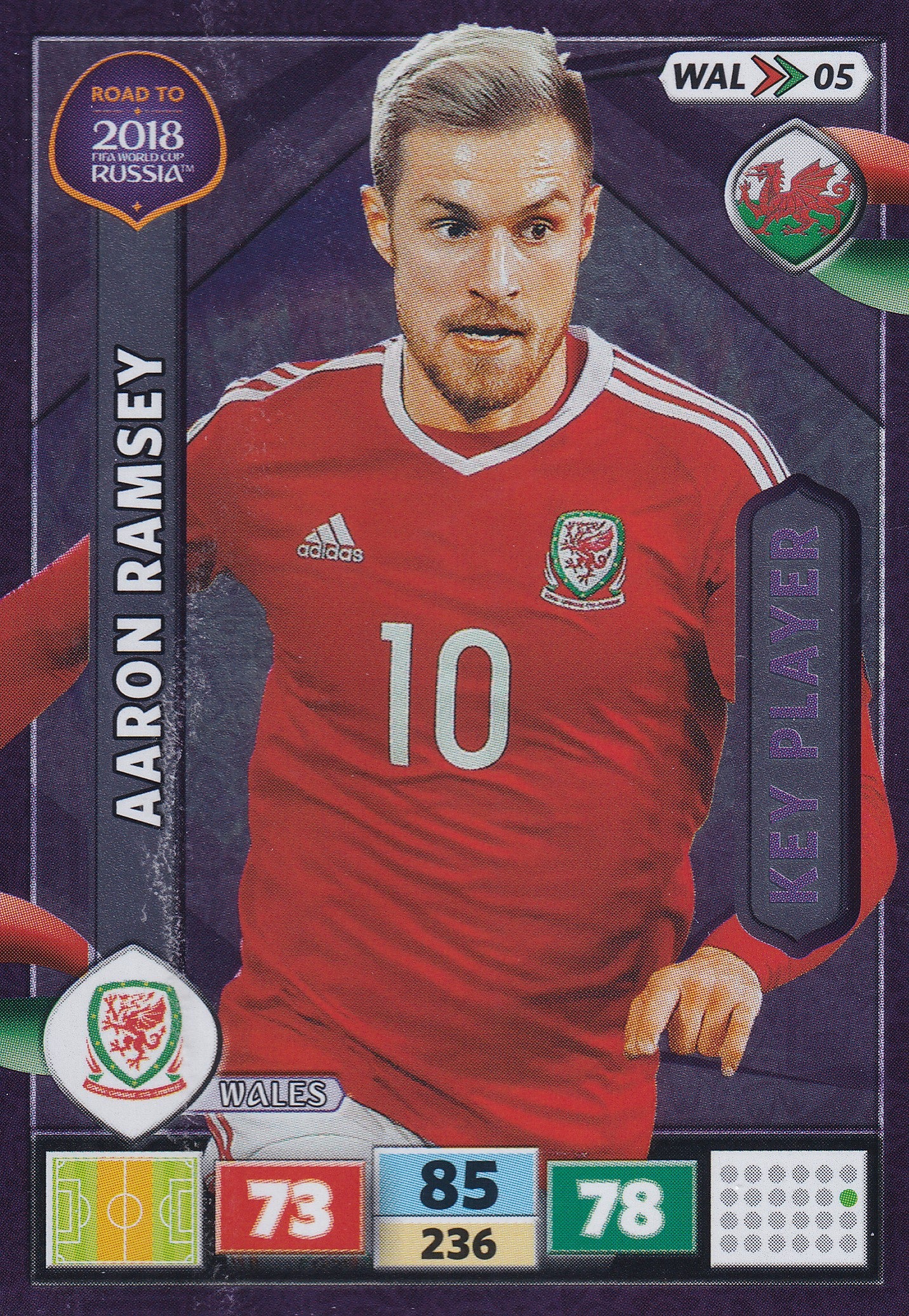 WAL-05. AARON RAMSEY - WALES - KEY PLAYER