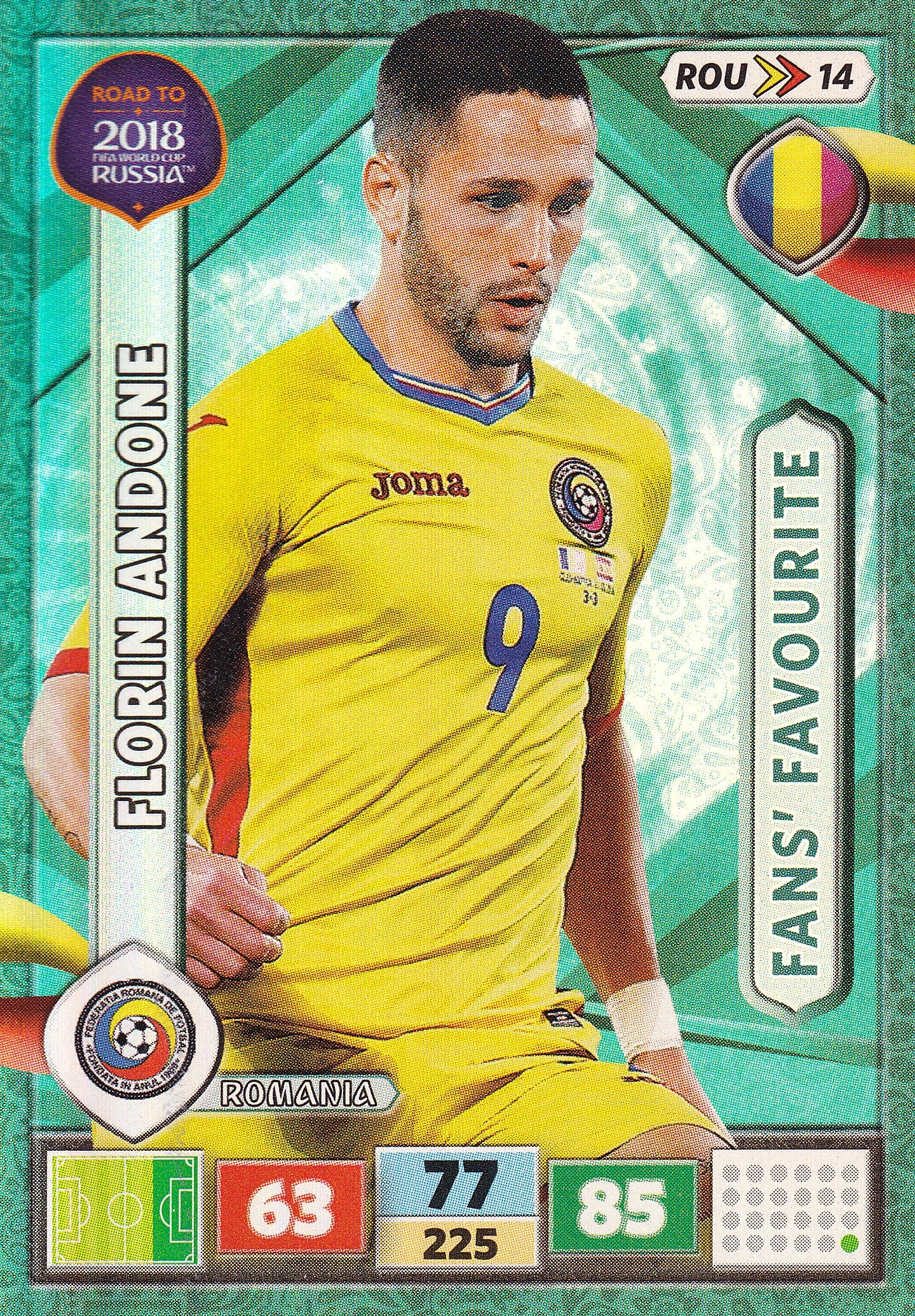 ROU-14. FLORIAN ANDONE - ROMANIA - FANS’ FAVOURITE