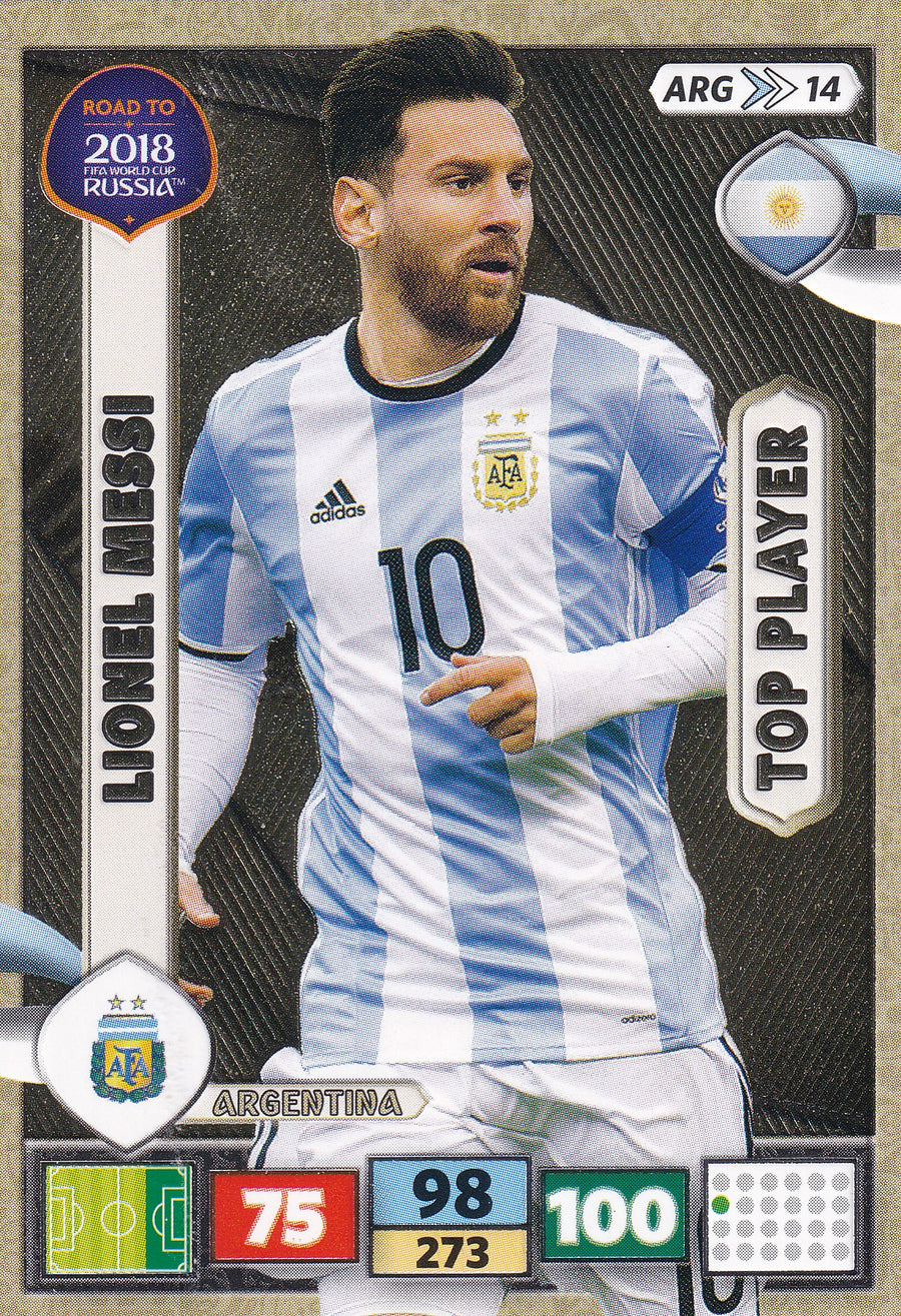 ARG-14. LIONEL MESSI - ARGENTINA - TOP PLAYER