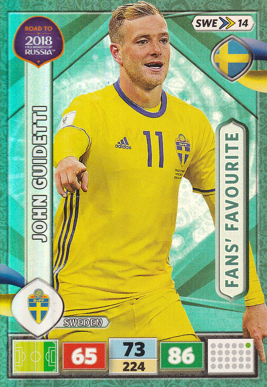 SWE-14. JOHN GUIDETTI - SWEDEN - FANS’ FAVOURITE
