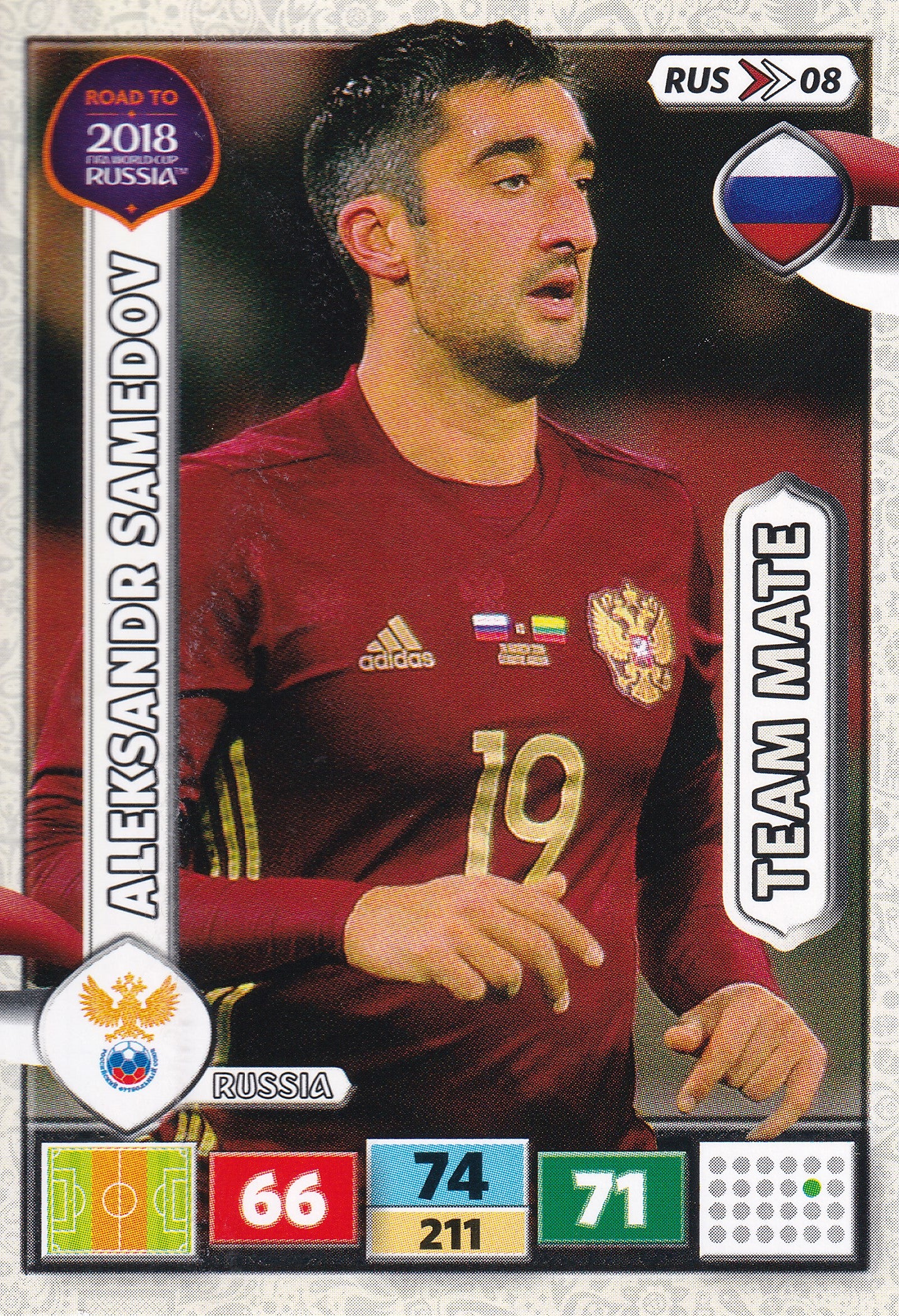 RUS008 - ALEKSANDR SAMEDOV - RUSSIA