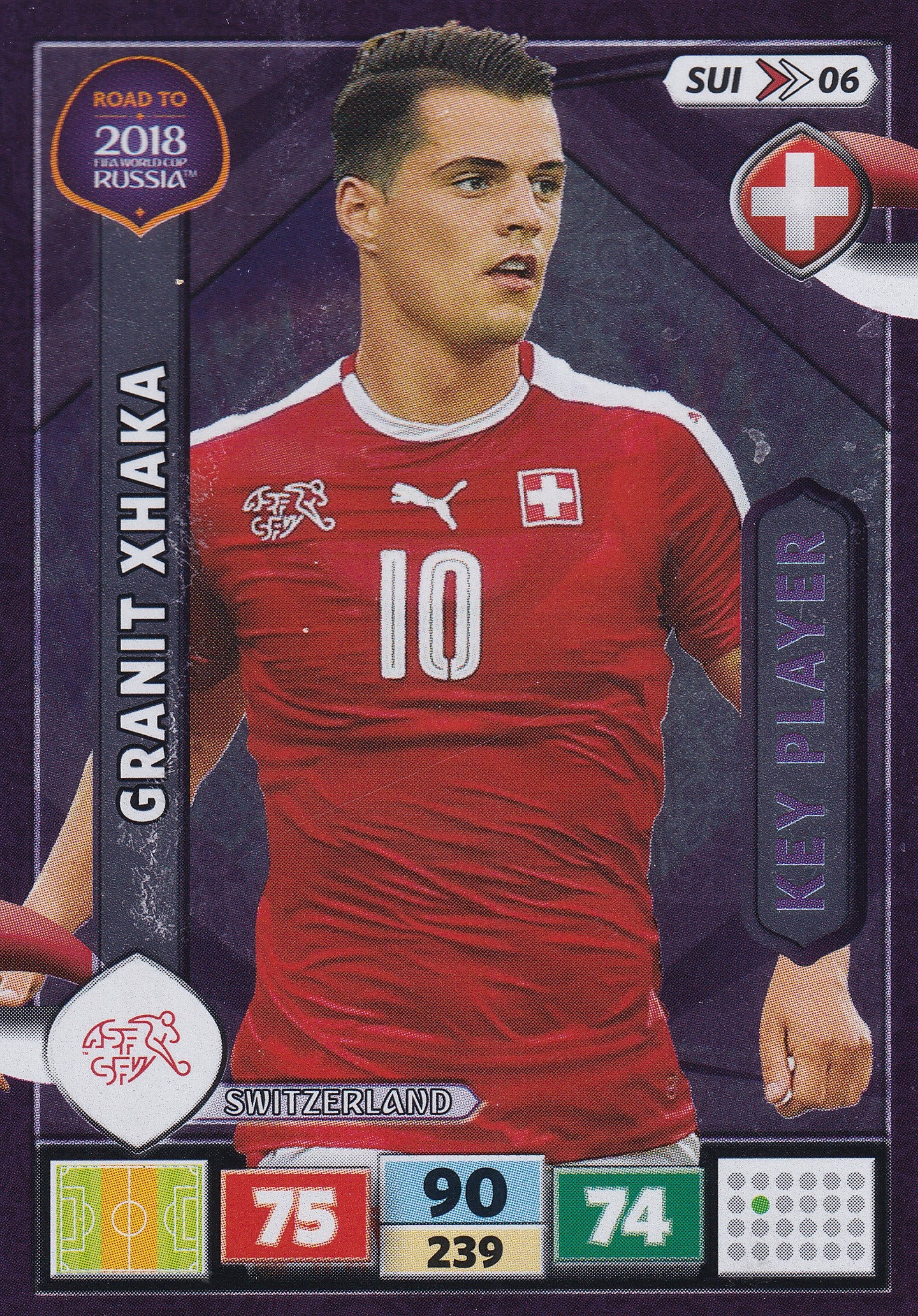 SUI-06. GRANIT XHAKA - SWITZERLAND - KEY PLAYER