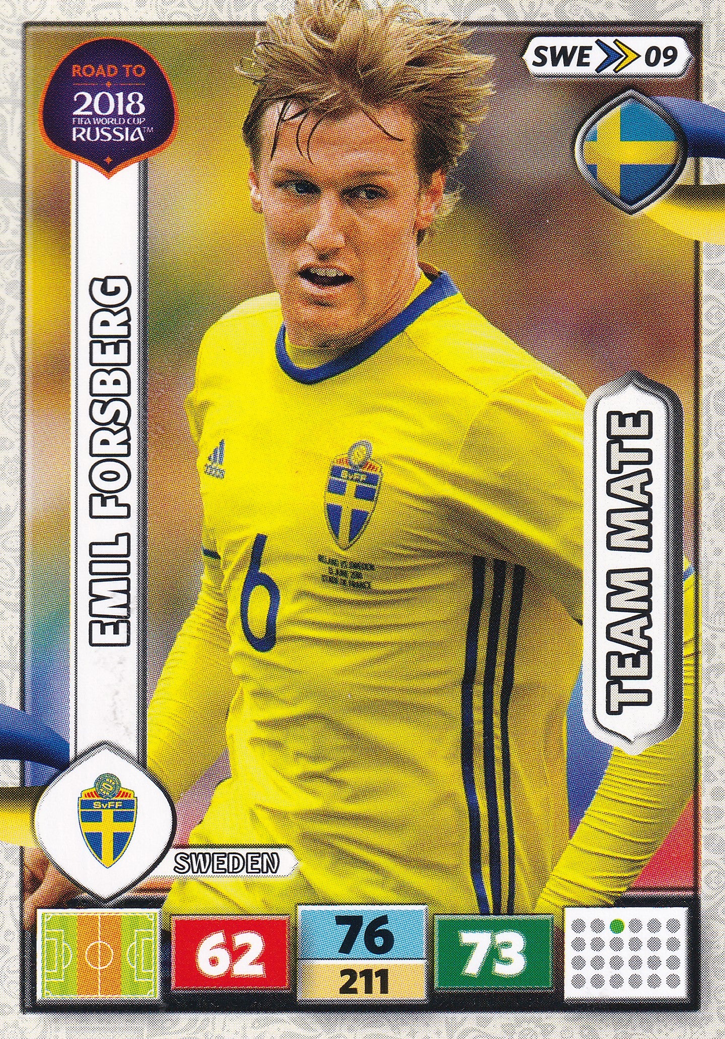 SWE-09. EMIL FORSBERG - SWEDEN - TEAM MATE