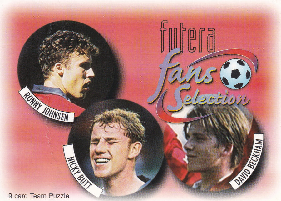 001. RONNY JOHNSEN - NICKY BUTT - DAVID BECKHAM - MANCHESTER UNITED