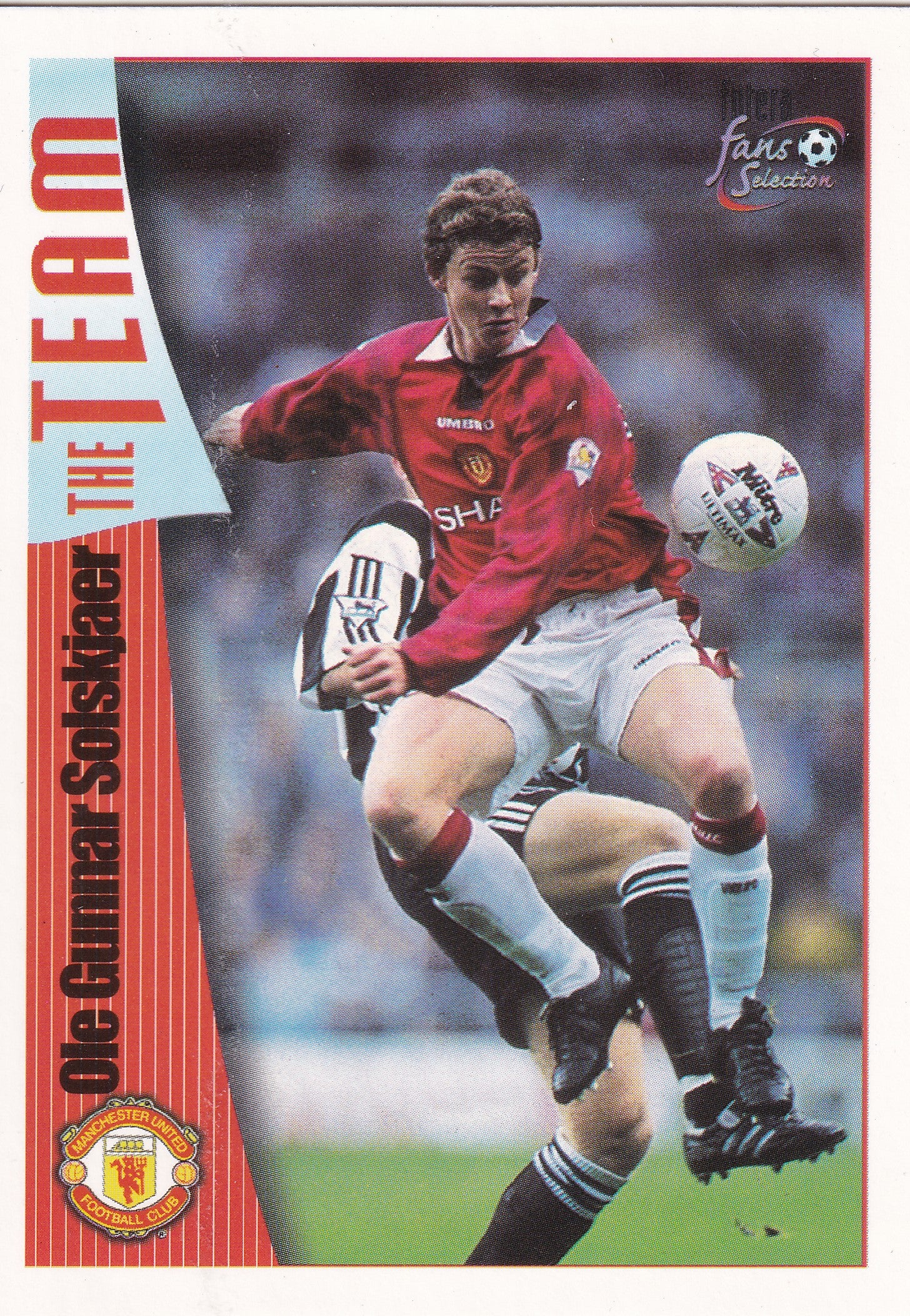 027. OLE GUNNAR SOLSKJAER - MANCHESTER UNITED - THE TEAM