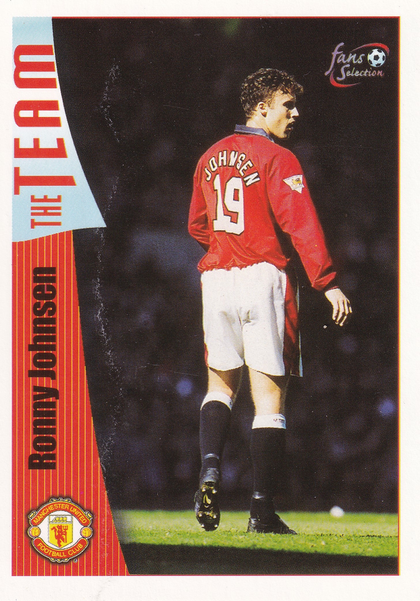 ジョンセン　Ronny Johnsen Former defender of Manchester United (1996-2002