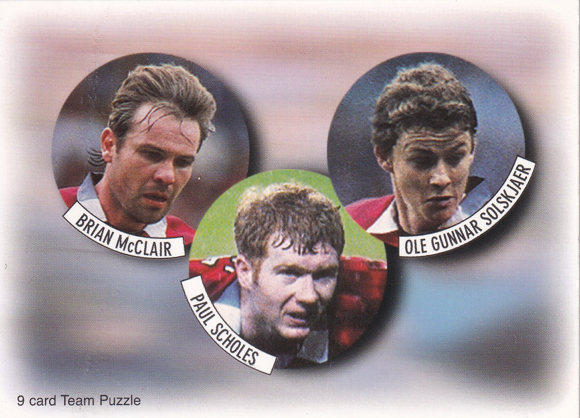 002. BRIAN McCLAIR - PAUL SCHOLES - OLE GUNNAR SOLSKJAER - MANCHESTER UNITED
