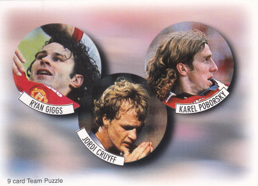 008. RYAN GIGGS - JORDI CRUYFF - KAREL POBORSKY - MANCHESTER UNITED