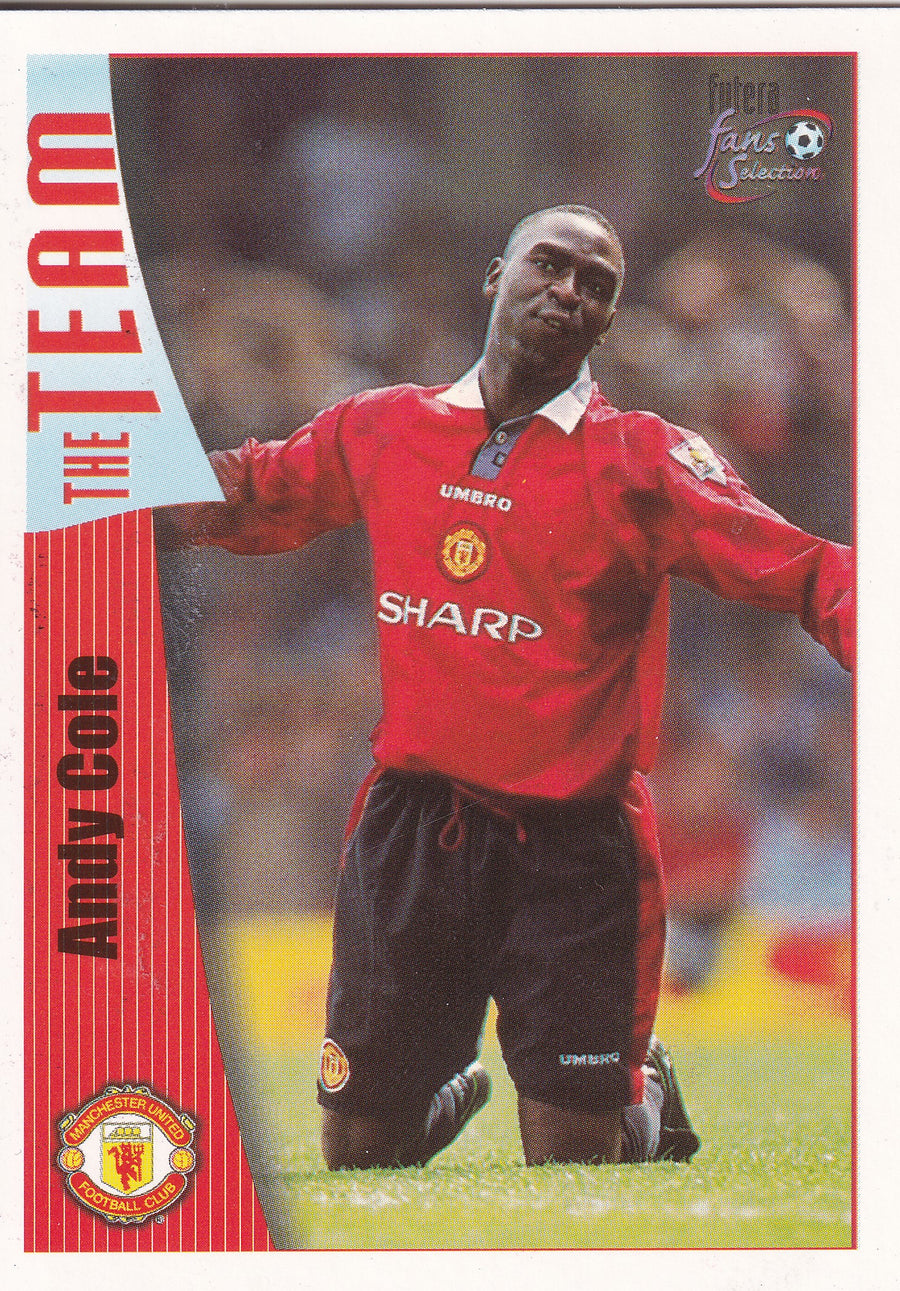 024. ANDY COLE - MANCHESTER UNITED - THE TEAM
