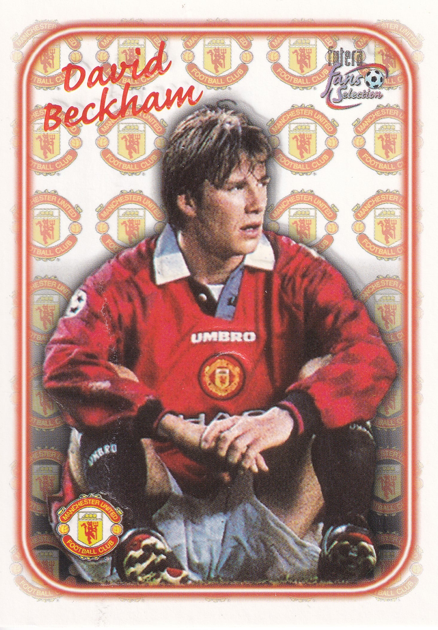 SE-10. DAVID BECKHAM - MANCHESTER UNITED - EMBOSED