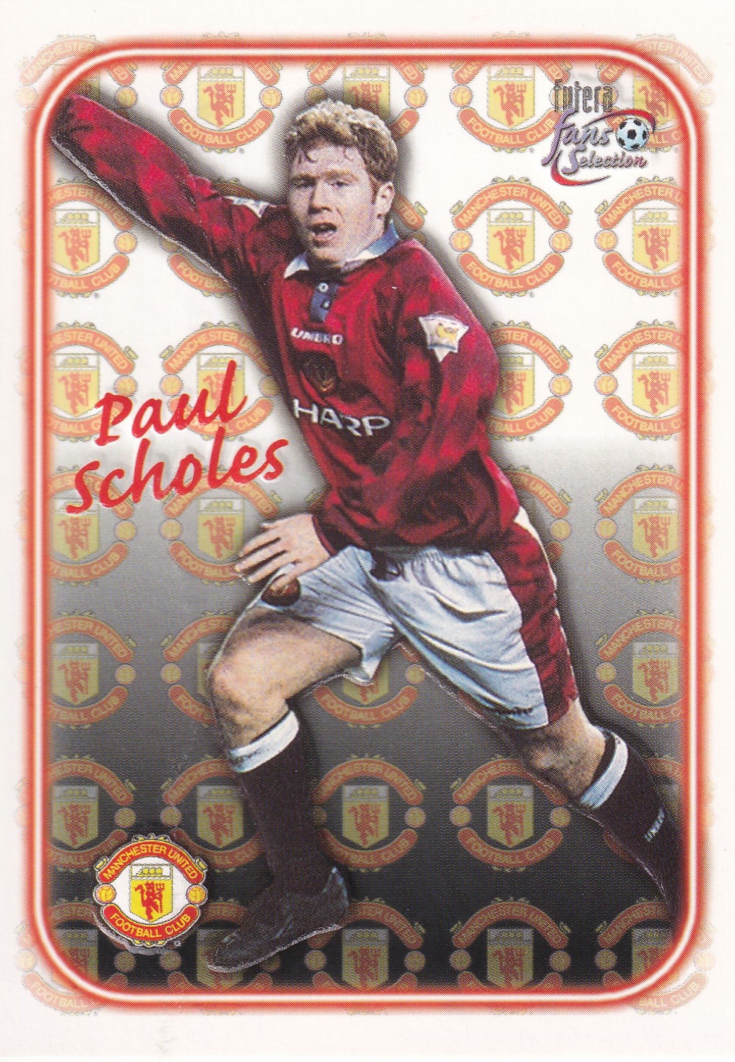 SE-04. PAUL SCHOLES - MANCHESTER UNITED - EMBOSED